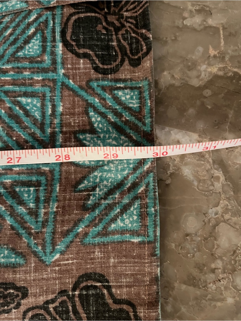 Vintage Reyn Spooner hibiscus Hawaiian print button down, teal shirt size large - Picture 8 of 9